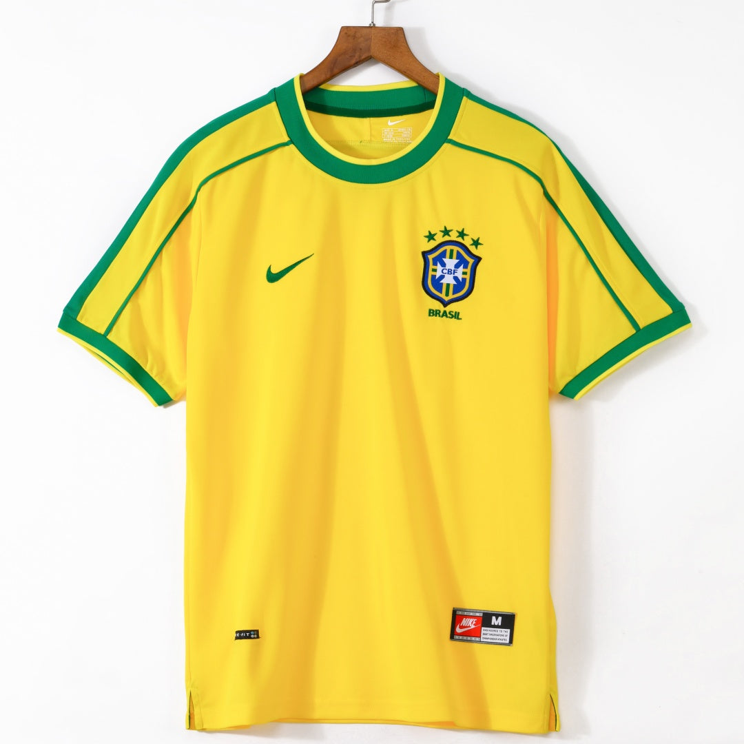 1998 Maillot Brésil Domicile Rétro